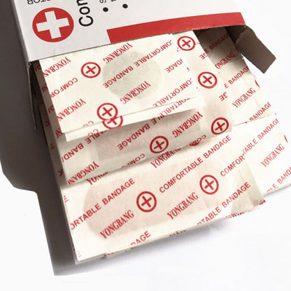 100 Pieces / Box Waterproof Band Aid Medical Antibacterial Band Aid image 2