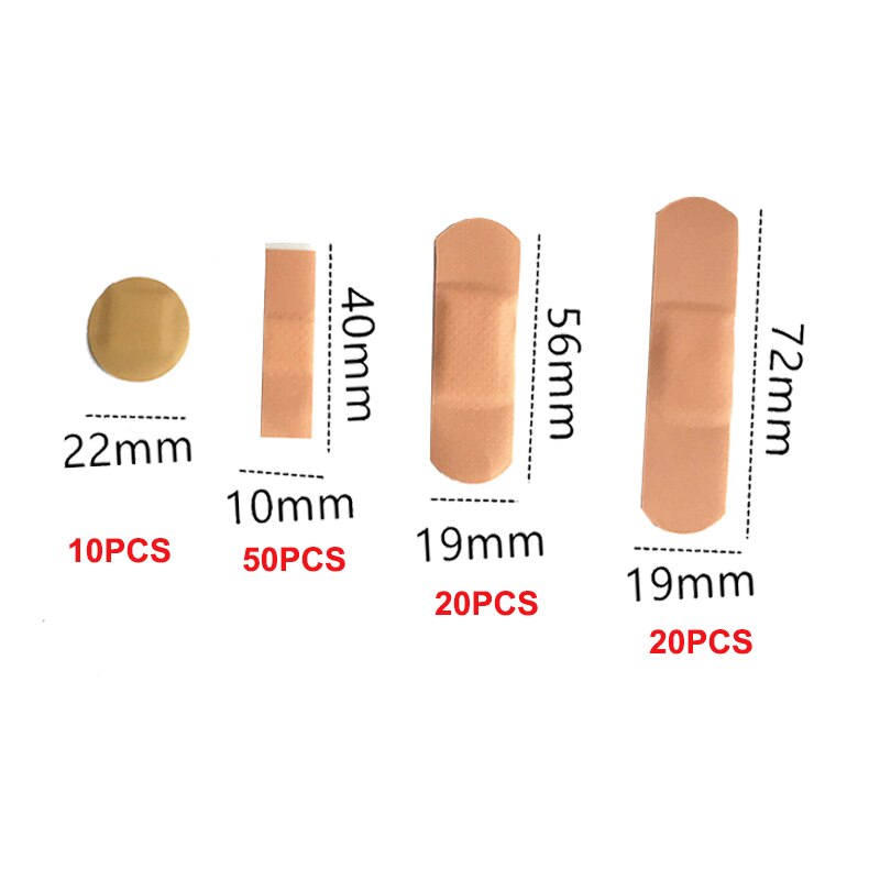 100 Pieces / Box Waterproof Band Aid Medical Antibacterial Band Aid image 1