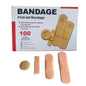100 Pieces / Box Waterproof Band Aid Medical Antibacterial Band Aid image 0