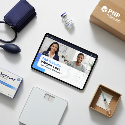 PNP Telehealth Weight Loss Program – Semaglutide, Tirzepatide & Zepbound Options